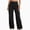 Black, variant on Afuyipoi Women’s Cargo Pants High-Waisted Yoga Work Travel Trousers Green M