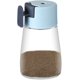 thumbnail image 5 of Botella de pimentero – Dispensador de condimentos tipo empuje | Contenedores cónicos de vidrio con agujeros de vertido ajustables para pimienta blanca negra Lumeon, 5 of 5