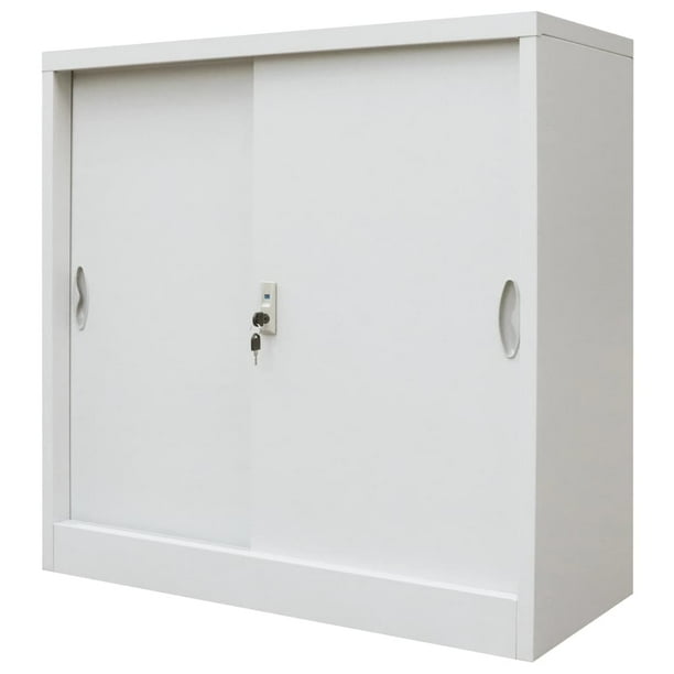 Office Cabinet With Sliding Doors Metal Storage Lockable Great Steel Locker For Garage Kitchen Pantry Com Office Cabinet With Sliding Doors Metal, Garage Storage Cabinets With Sliding Doors