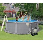 blue wave rugged steel pool