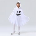 thumbnail image 7 of GYRATEDREAM Toddler Kids Boys Girls Halloween Costume White Ghost Face Cloak Cape Party Cosplay Robe Ghost Costume, 7 of 7