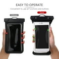 thumbnail image 2 of IPX8 Waterproof Phone Pouch with TPU & ABS Material, 4.7 x 8.5 inches (12 x 21.5cm), Compatible with Up to 7" Mobile Phones, Blue Color Option - Protective Water-Resistant Case for Smartphones, 2 of 7