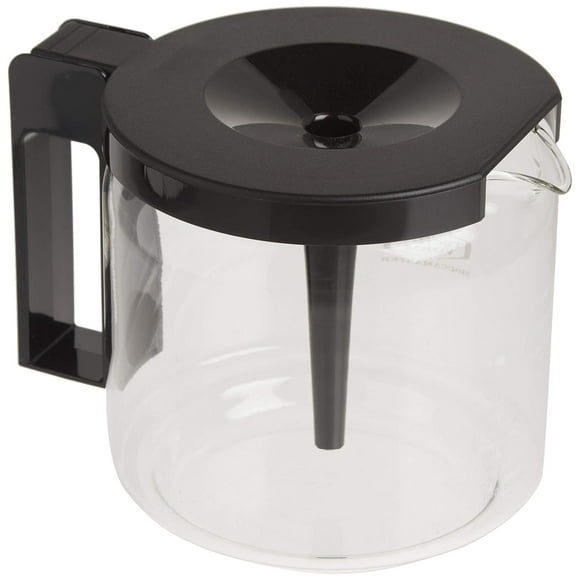 Technivorm 89830 Jarra de vidrio de 1,25 L, para cafeteras KBG, transparente/negro