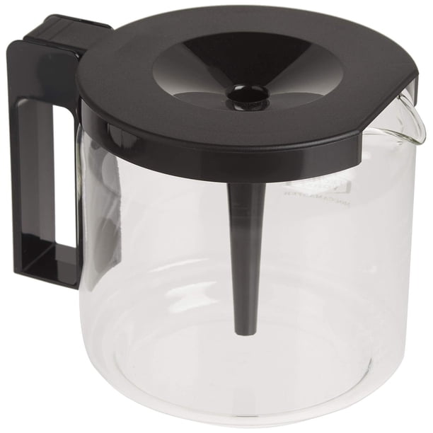Technivorm 89830 Jarra de vidrio de 1,25 L, para cafeteras KBG, transparente/negro