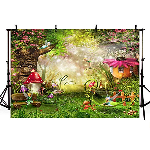 Mehofoto Photo Studio Booth Background Fairy Tale Enchanted Forest Theme Birthday Party Decoration Banner Backdrops For Photography 8x6ft Walmart Com