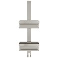 thumbnail image 2 of vidaXL Hanging Shower Caddy Brushed 304 Stainless Steel, 2 of 5