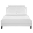 thumbnail image 4 of Modway Novi Performance Velvet King Bed in White, 4 of 9