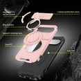 thumbnail image 5 of Dteck Case with Privacy Tempered Glass Screen Protector for Google Pixel 10 Pro XL ,Military Grade Kickstand Cover Magnetic Rotate Ring Holder Heavy Duty TPU+PC Shockproof Case,Pink, 5 of 9