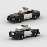 City Police Cars Victoria MOC Vehicle SWAT Patrol Building Blocks Speed Champions Sets Racing Supercar Model Technique Kids Toys