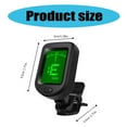 thumbnail image 3 of Guitar Tuner Clip on, Digital Electric Tuner with LCD Display, Guitar Capos Metronome Rotatable Musical Instrument Tuner, 3 of 9