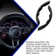 thumbnail image 4 of Riwesomey Embellecedor de marco para volante de coche, pegatina de decoración para camión y automóvil, Kit Interior antideslizante Universal, rojo de Automoción decorativa y accesorios Negro, 4 of 6