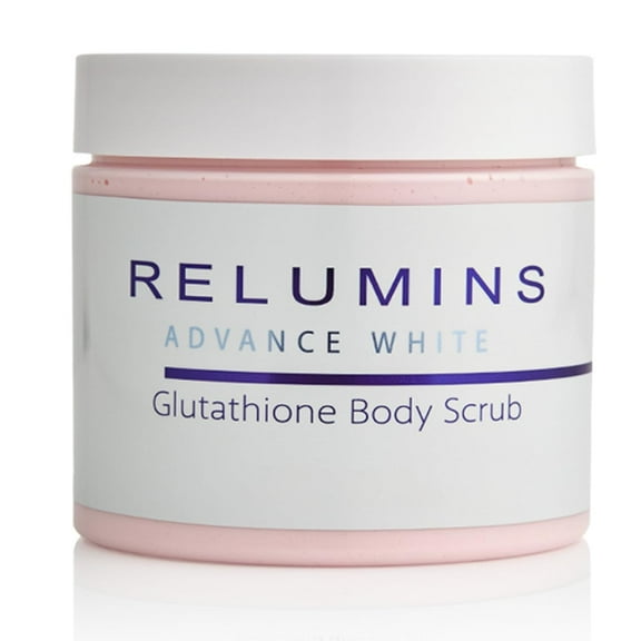 Relumins Premium Body Exfoliant Scrub - 400ml with Glutathione, Arbutin, and Rosehip for Smooth Skin