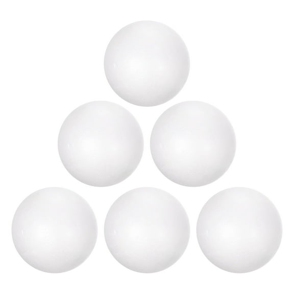 Uxcell 15Pcs 3" White Polystyrene Foam Balls Smooth Round Solid Ball for Crafts, Art, DIY, Household, Party Decorations