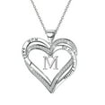 thumbnail image 1 of Collar para mujer, Joyas para mujer, Joyas para mujer, Collar con letra en forma de corazón para mujer, Collar con colgante chapado en forma de corazón, Collar para mujer, 1 of 3