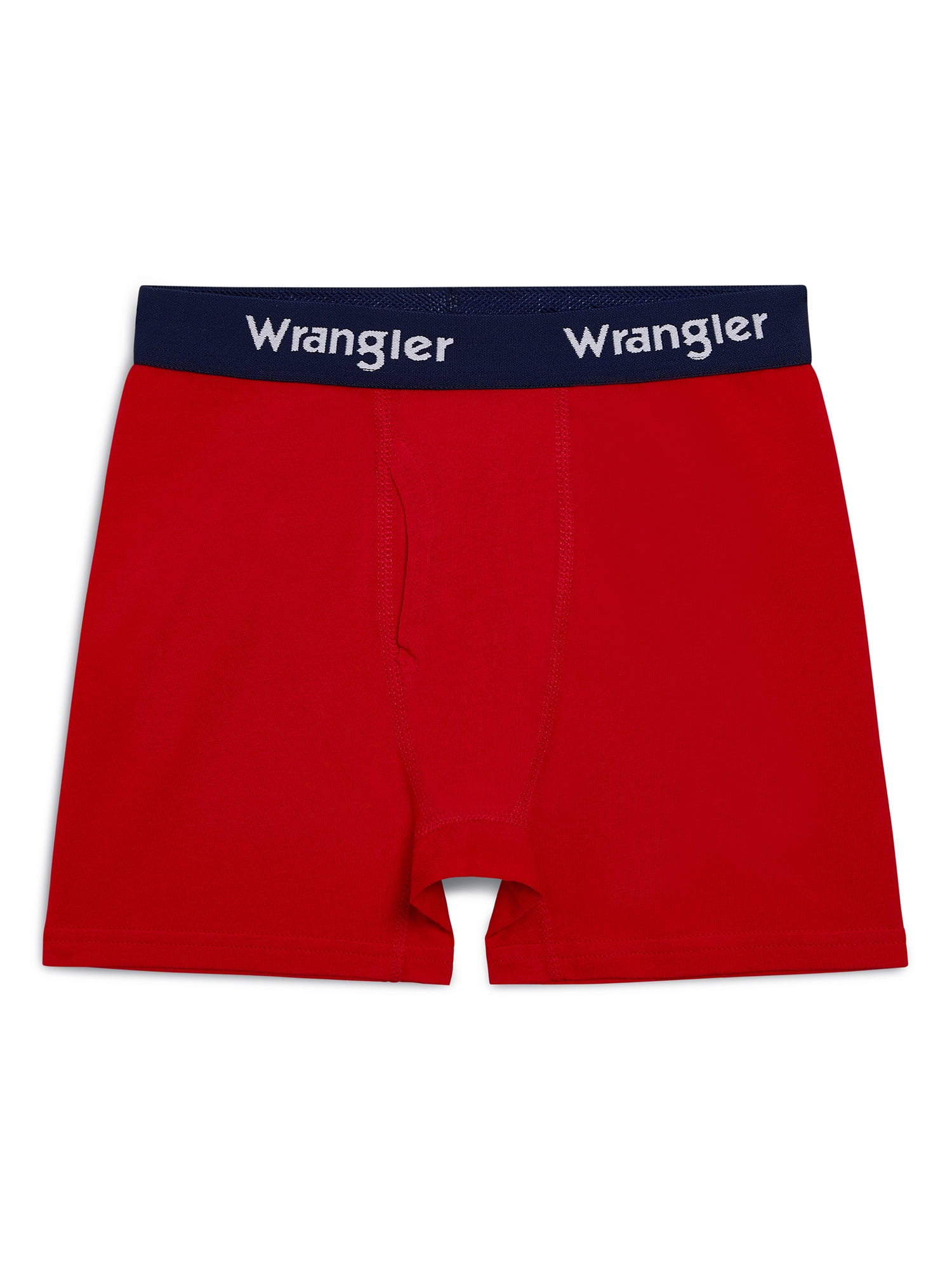 Wrangler Boys' Cotton Boxer Briefs, Soft Boys Underwear w/ 4-Way Stretch, Medium, 5-Pack