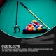 thumbnail image 2 of AURARMLET Billiard Cue Bag En Piel PU Resistente Ideal Para Almacenamiento Y Transporte De Tacos, 2 of 8