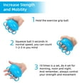 thumbnail image 3 of Hand Exercise Ball Finger Therapy Ball - Grip Strengthening, Improve Flexibility, Squeeze Stress Relief Balls, Resistance Strength, 3 of 5