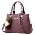 thumbnail image 1 of Bolso de mujer de mediana edad, de otoño e invierno, de piel suave, sencillo, de tamaño mediano, para madre, bolso de hombro que combina con todo, bolso cruzado, 1 of 6