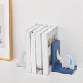 thumbnail image 2 of 1 Pair Wooden Animal Bookend Bookshelves Book Shelf for Office Bookends Cartoon Animal Bookends Ornament, 2 of 6