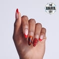 thumbnail image 3 of Kiss Luxe Long Almond Press-On Nails, Red, 32 Pieces, 3 of 12