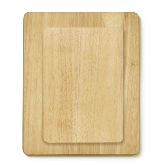 Architec Gripperwood Cutting Boards, Set of 2, Beechwood with Non-slip Gripper Feet, 11 x 8" and 14 x 11"