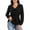 Black, variant on Dressy Blouses for Women Comfy Long Sleeve Tie Shirts Ruffle V Neck Loose Tops Fashion Clothing(Pink,Large)