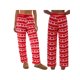 thumbnail image 2 of Pantalones de mujer para el Día de San Valentín, con estampado romántico de corazones, cintura elástica con cordón ajustable, pernera ancha y corte holgado, estilo casual para uso diario., 2 of 9