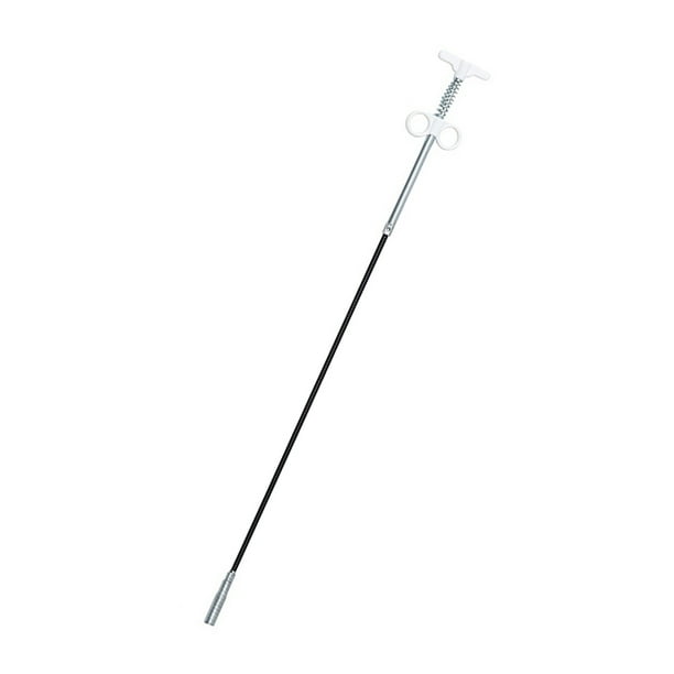 Bewildely Herramientas de dragado de tuberías de resorte de 90cm, palos limpiadores de drenaje, removedor de obstrucciones, herramientas de limpieza para Suministros de limpieza para el hogar Blanco Bewildely HA003683-02