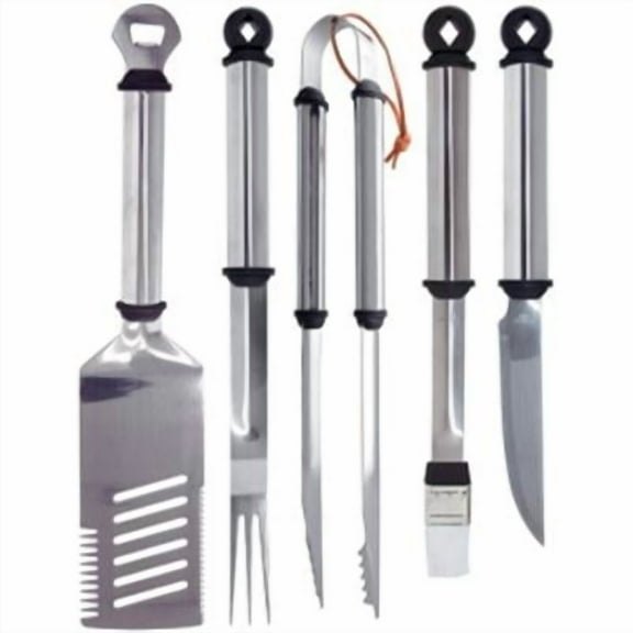 Mr. Bar-B-Q 5-Piece BBQ Grilling Essentials Accessories Tools Set