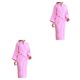 thumbnail image 1 of Minnieouse de noche Traje de casa Cinturón Albornoz Verano Algodón Con capucha Suavidad atractiva Ropa de dormir sexy Manga larga Lavable Rosa METRO (50-168 CM) 2Conjunto, 1 of 6