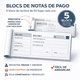 thumbnail image 2 of Recibo De Pago Dinero Block Notas De Cobro Talón 250 Hojas, 2 of 5