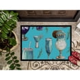 thumbnail image 3 of Drinks and Cocktails Blue Door Mat, 3 of 4