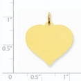thumbnail image 2 of 14K Heart Disc Charm, 2 of 4