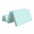 thumbnail image 2 of Abstract Foldable Mattress, Wide Stripes or Chevron, 78.7" x 47.2", Seafoam Pale Blue, by Ambesonne, 2 of 6