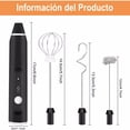 thumbnail image 2 of Batidor Electrico de Leche BLOSOOM 3 velocidades Recargable Negro, 2 of 5