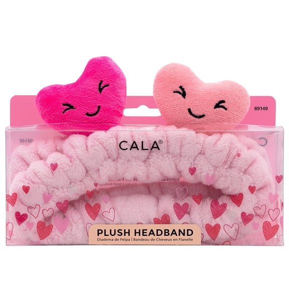 CALA Plush Headband (Pink Heart)