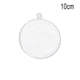 thumbnail image 1 of Christmas Transparent Ball Plastic Clear Flat Bauble Photo DIY Ornament Wedding Garden Tree Hanging Party Gift Box Decoration, 1 of 5