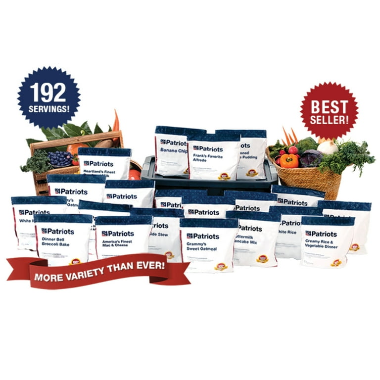 4Patriots 4-Week Survival Food Kit: Emergency Food France
