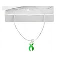 thumbnail image 3 of Large Green Ribbon Necklaces, 3 of 4