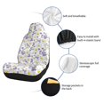 thumbnail image 6 of Sikiie Daisies Flowers Car Seat Covers 2PCs Front Car Seat Covers Universal fit for Most Cars SUVs and Trucks-2 PCS, 6 of 9