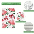 thumbnail image 6 of YladaFaie Watercolor Watermelon Pattern Kitchen Towels, 2 Pack Wreath Tea Dish Towels, Absorbent Drying Cloth Tea Towels for Cooking Baking, 16 x 24 Inch, 6 of 7