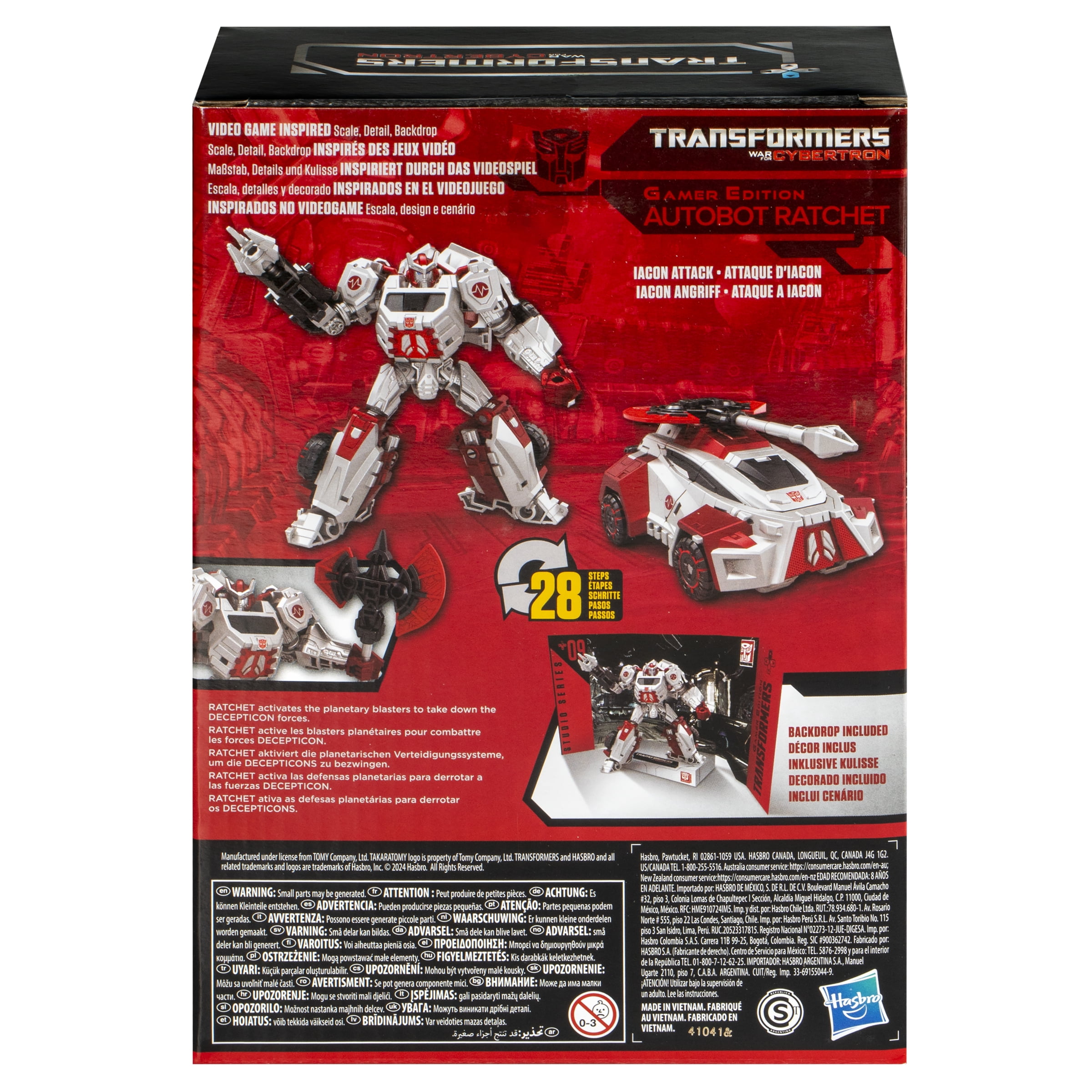 Transformers Studio Series Voyager Transformers: War for Cybertron 09 Ratchet 6.5” Action Figure