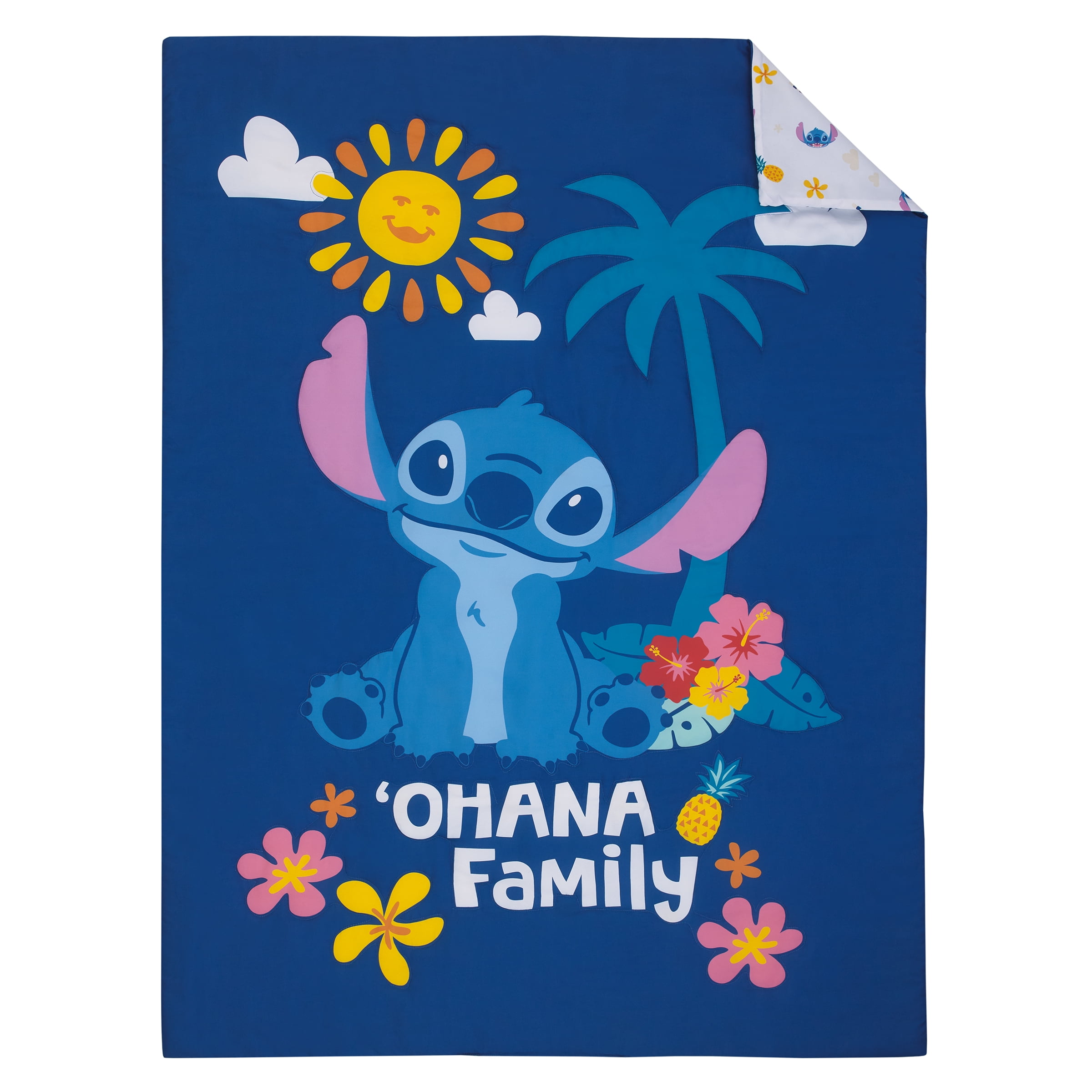 Disney "S" Is For Stitch 4 Piece Toddler Bedding Set