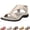 04# Beige, variant on Orthopedic Sandals for Women Thick Platform Wedge Shoes Hiking Sandals with Arch Support Summer Slides Beach Slippers 2026,Watermelon Red,43