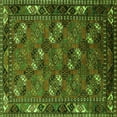 thumbnail image 1 of Ahgly Company Indoor Square Oriental Green Industrial Area Rugs, 3' Square, 1 of 4
