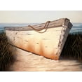 thumbnail image 2 of Soderlund, Karl 32x25 White Modern Wood Framed Museum Art Print Titled - White Boat, 2 of 4