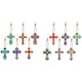 thumbnail image 4 of Llavero Con Pintura Diamantes Cruzados 12 Uds Cgtredaw Kit Mosaico Diamantes DIY, 4 of 8