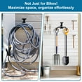thumbnail image 4 of Urban Deco Bike Wall Mount Hanger,Bicycle Garage Storage Rack Hook,Horizontal Bike Holder Mounted Indoor or Home., 4 of 7