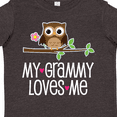 thumbnail image 4 of Inktastic My Grammy Loves Me Owl Girls Toddler T-Shirt, 4 of 5