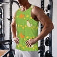 thumbnail image 5 of Zufioo Funny Chicken Print Men's Vest, Sleeveless Quick-drying Muscle T-shirt, Suitable for Sports Fitness, Home Leisure Wear-Small, 5 of 7